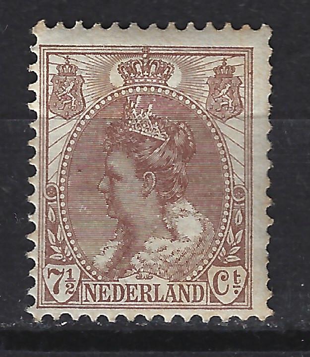 NVPH 61 ongebruikt Wilhelmina 1899 ; OUD NEDERLAND per stuk, Ophalen of Verzenden, T/m 1940, Postfris