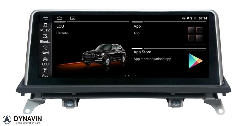 BMW E70 autoradio navigatie carkit android 15 carplay usb