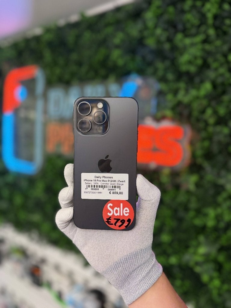 Apple iPhone 15 Pro Max 512GB, Ophalen of Verzenden, Zo goed als nieuw