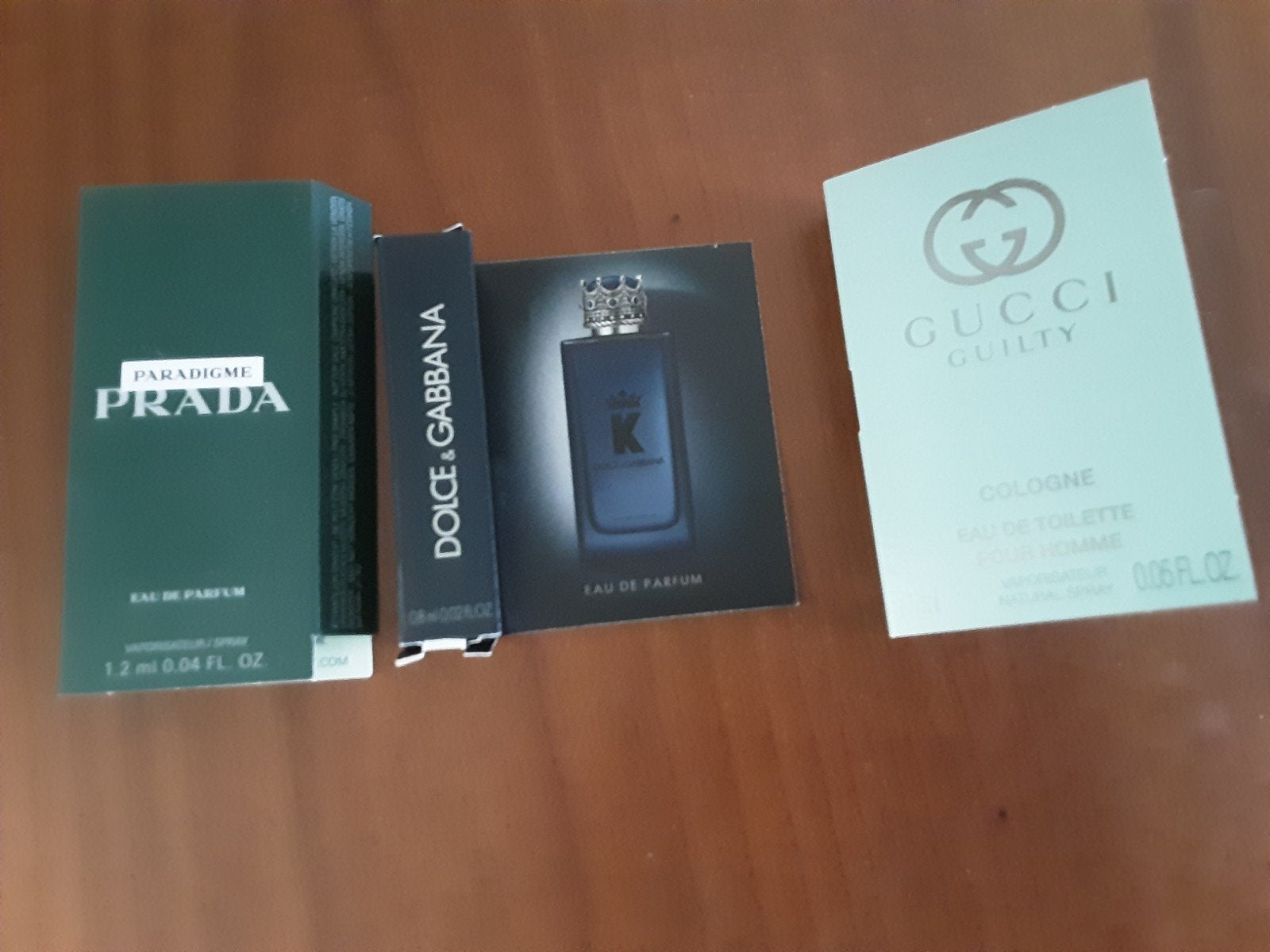 Parfum samples: Prada, Dolce & Gabbana, Gucci Guilty, Ophalen of Verzenden, Nieuw