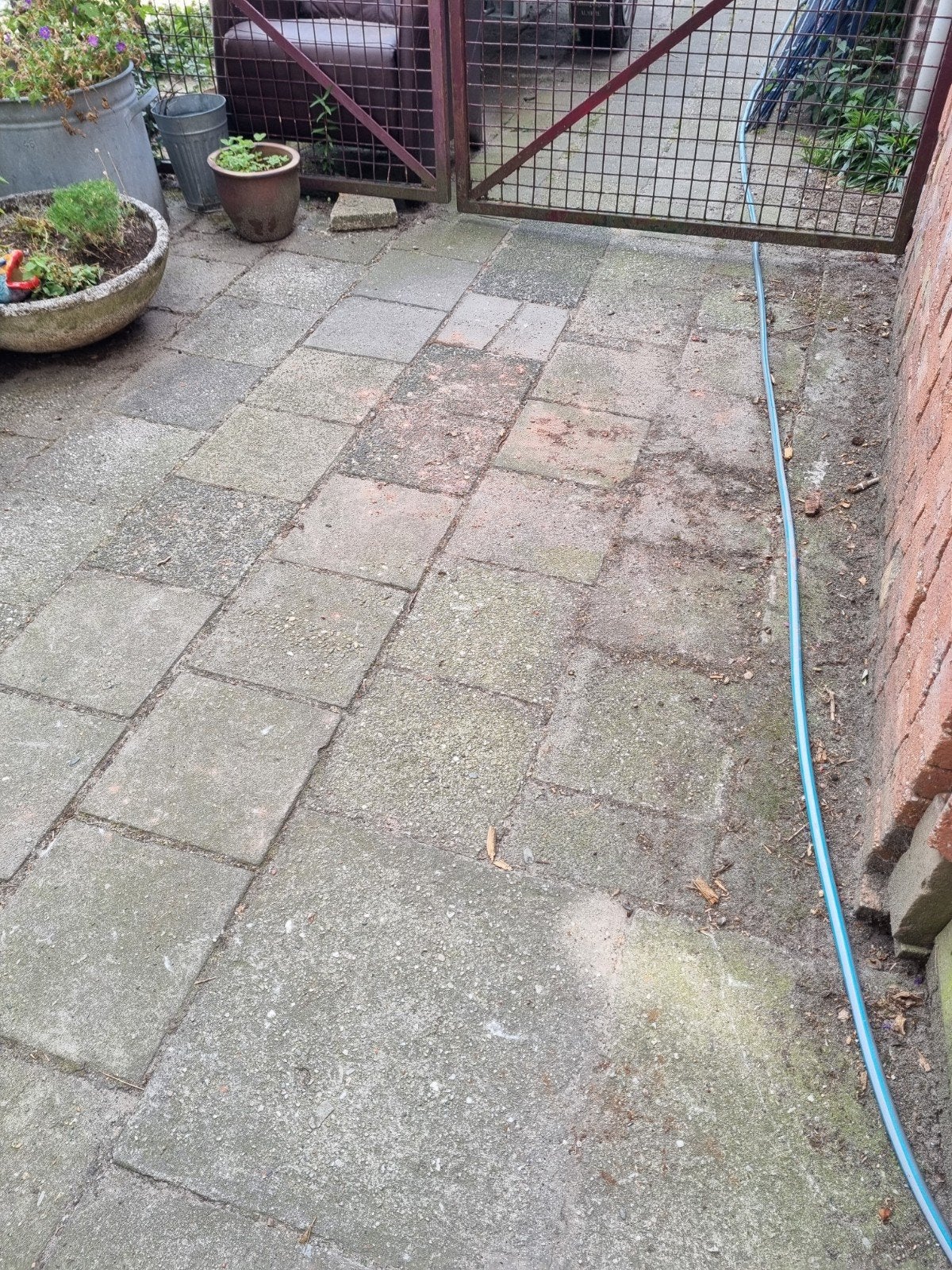 Stoeptegels, Tuin en Terras, Gaas en Draad, Ophalen, Gebruikt, Minder dan 10 meter, Overige typen