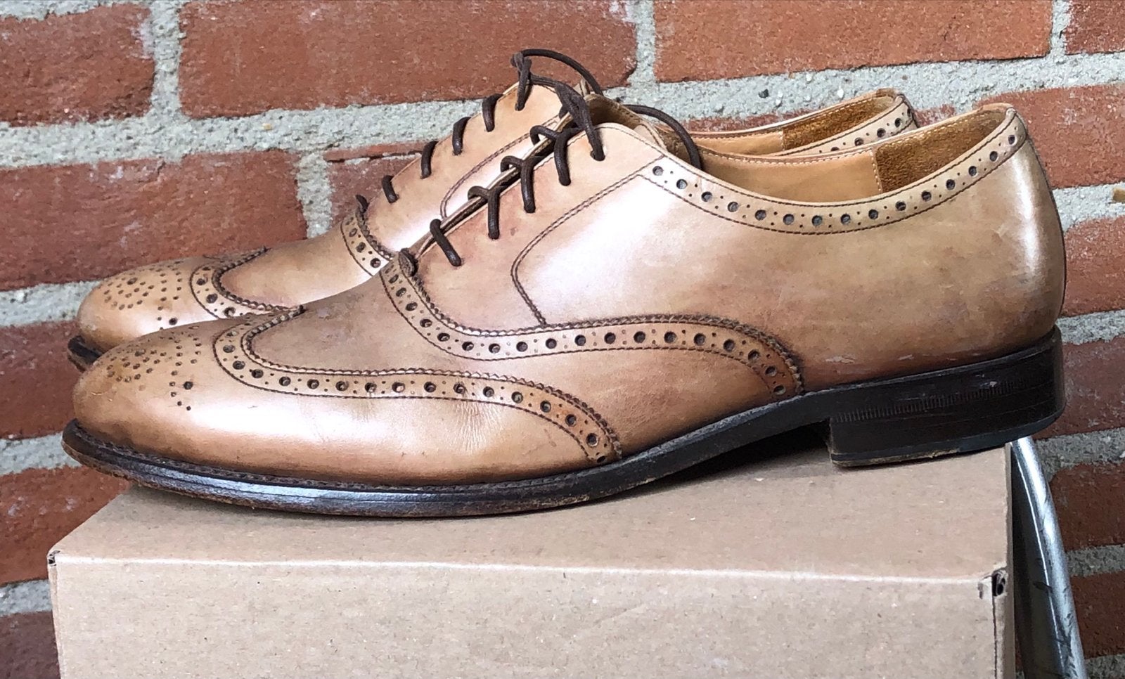 Zwartjes van 1883 Amsterdam Brogues Mt 43, Bruin, Ophalen of Verzenden, Zo goed als nieuw, Veterschoenen
