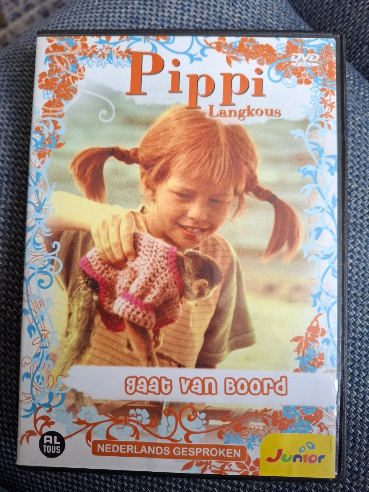 Pippi Langkous gaat van boord DVD - Nederlands gesproken, Gebruikt, Alle leeftijden, Familie, Film