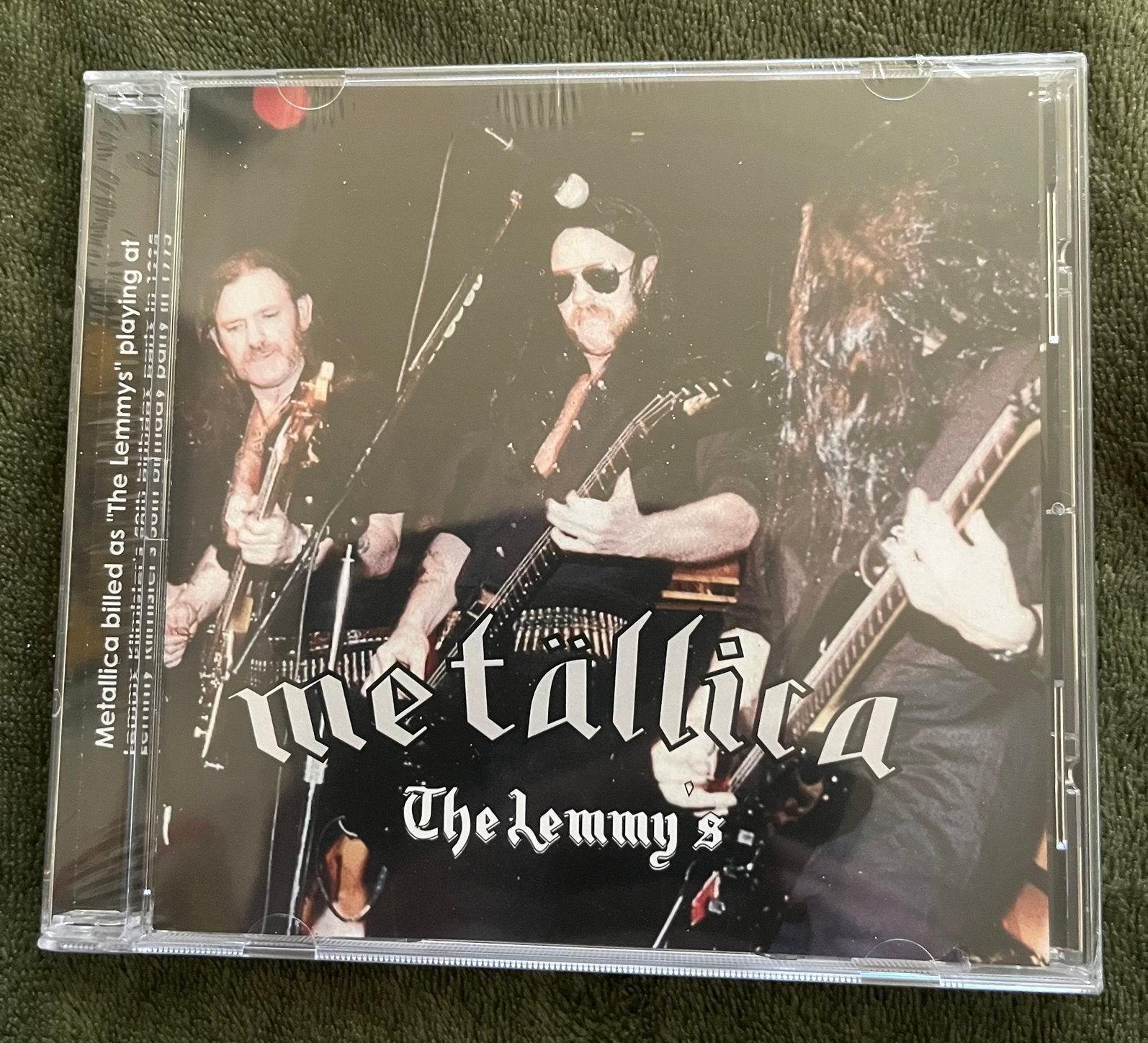 METALLICA CD THE LEMMY’S LIVE HOLLYWOOD USA 1995 LTD, Ophalen of Verzenden, Zo goed als nieuw