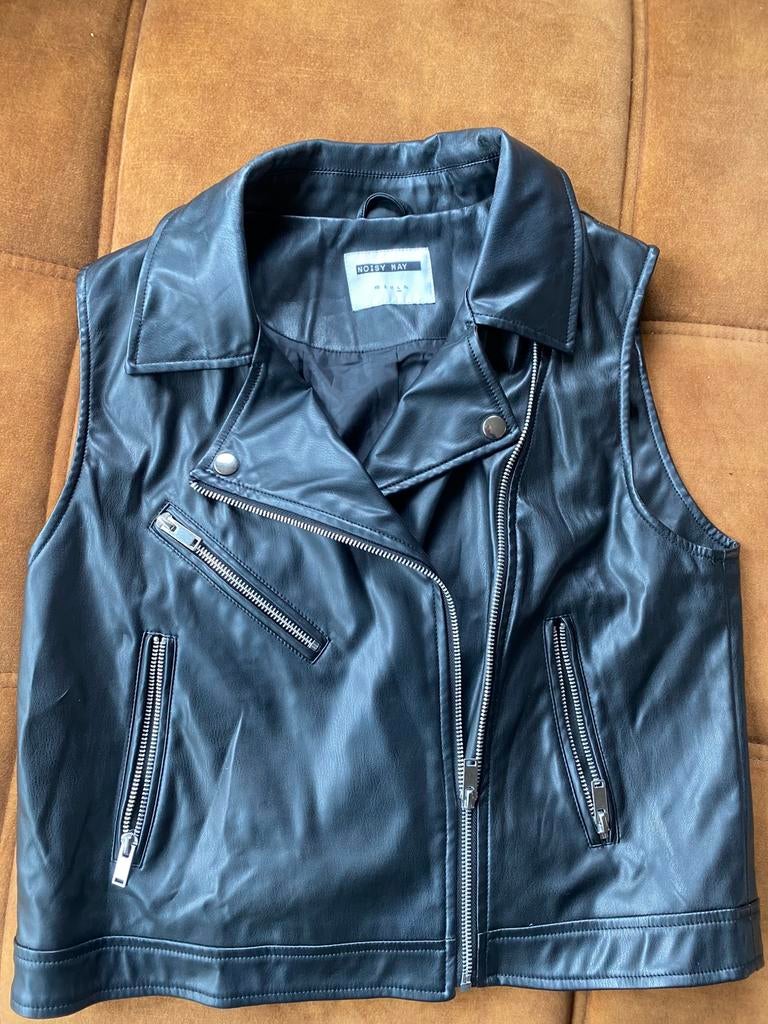 Stoere zwart Gilet draagmaat M, Ophalen of Verzenden, Zo goed als nieuw, Maat 38/40 (M), Zwart