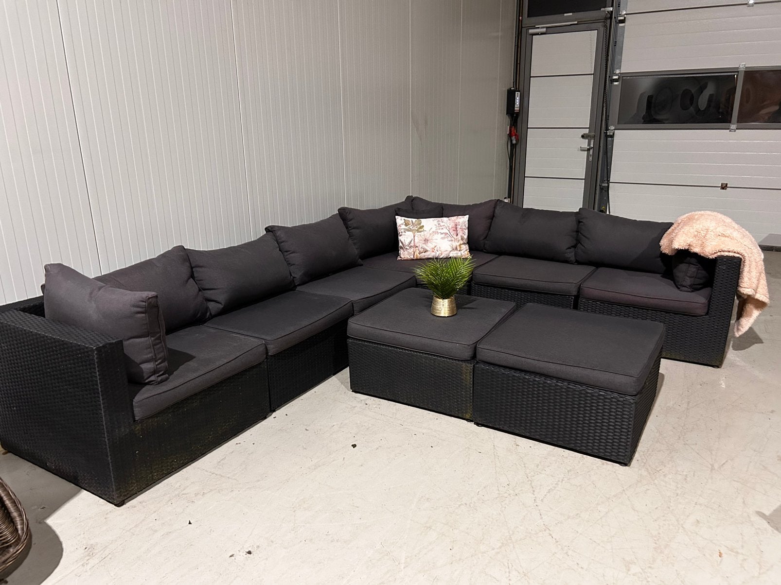 Prachtige BOIS LE DUC Hoekloungeset - Zo goed als nieuw