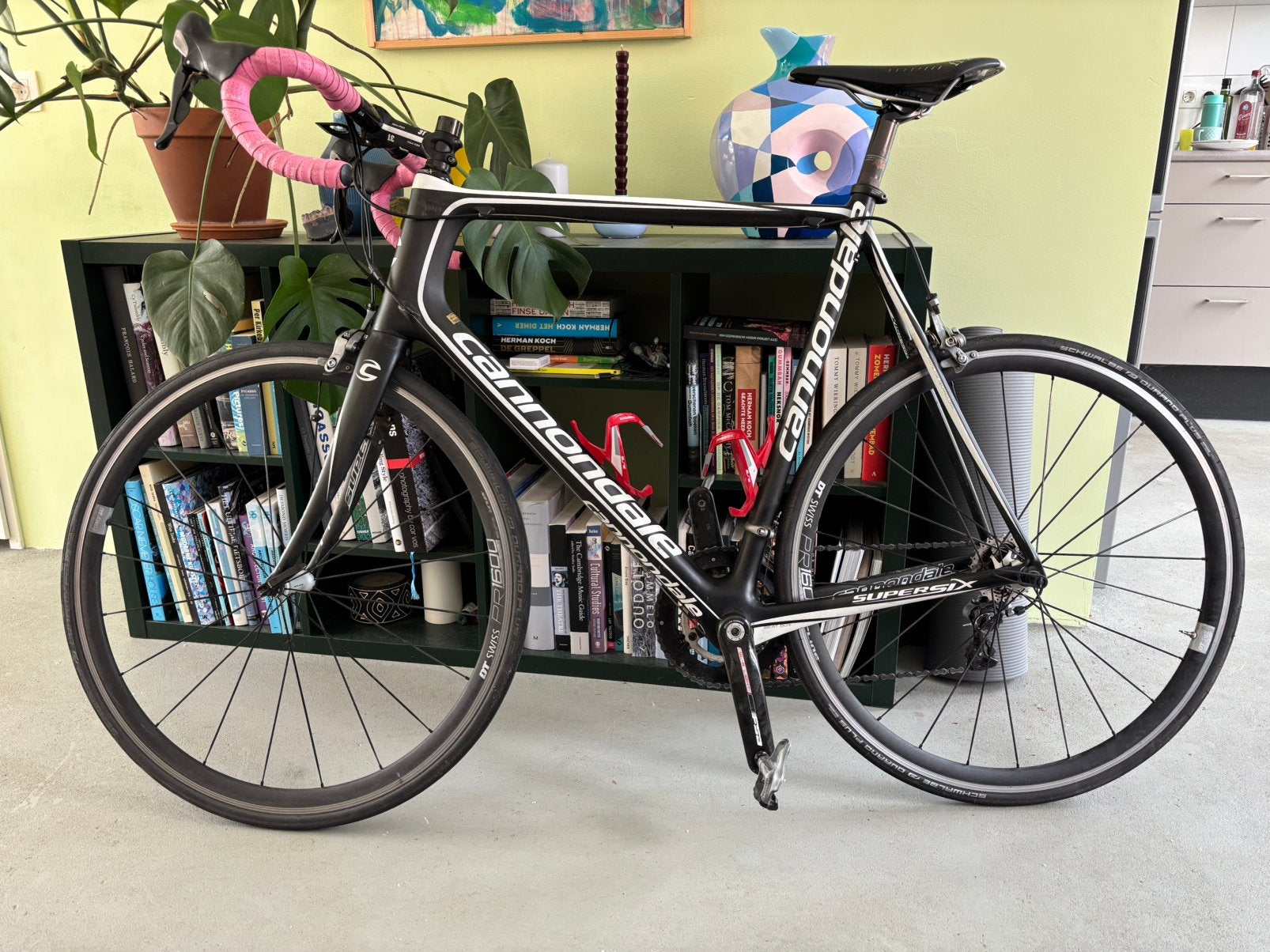 Cannondale Supersix Ultegra maat 63, Gebruikt, Carbon, Velgrem, 15 tot 20 versnellingen