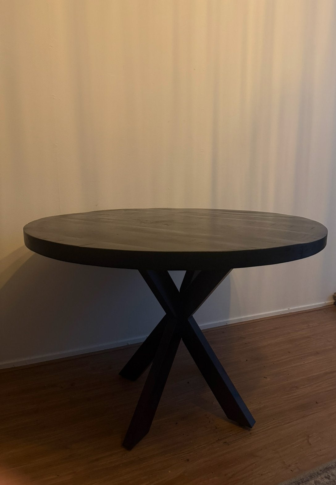 Eettafel te koop!, Ophalen, Rond, Metaal, 50 tot 100 cm