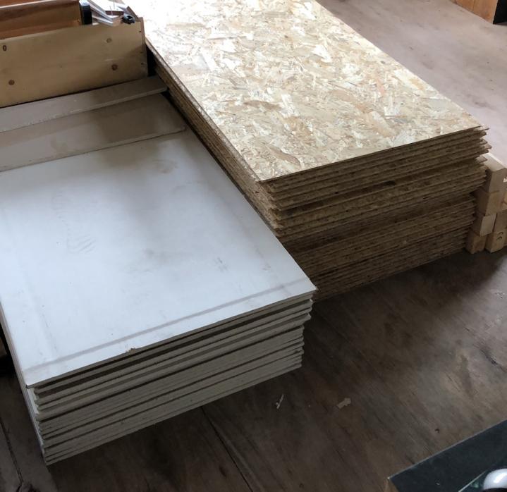 Gipsplaten en OSB platen te koop – 50 stuks totaal, Ophalen, Overige materialen, 30 cm of meer, 50 tot 150 cm
