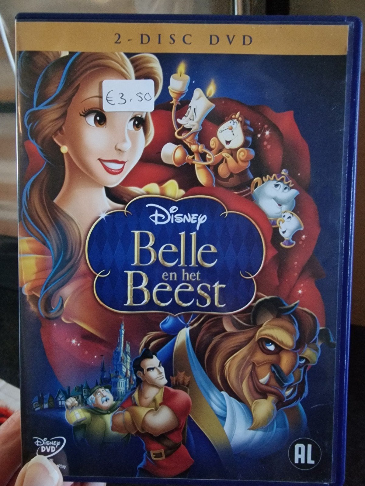 Disney Belle en het Beest 2-disc DVD - Klassieke Animatie, Animatie, Alle leeftijden, Nederlands, Ophalen of Verzenden