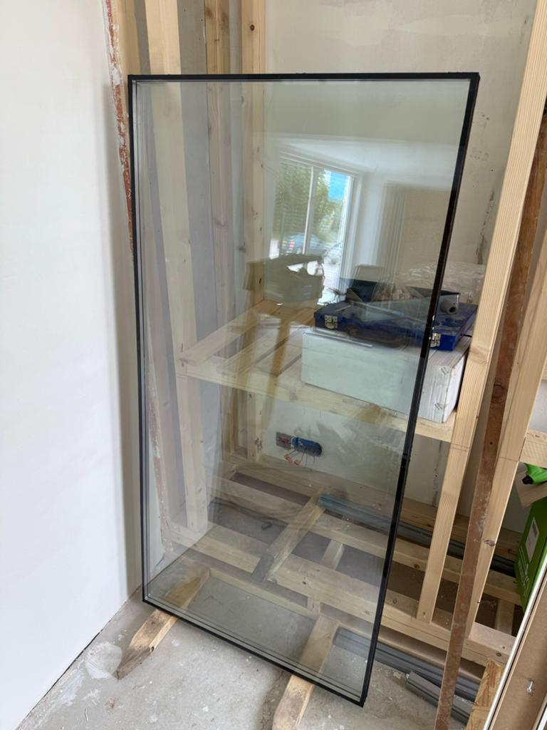 Dubbelglas raam - 160x79, Doe-het-zelf en Verbouw, Glas en Ramen, Gevelraam of Ruit, Gebruikt, 80 tot 120 cm, Dubbelglas