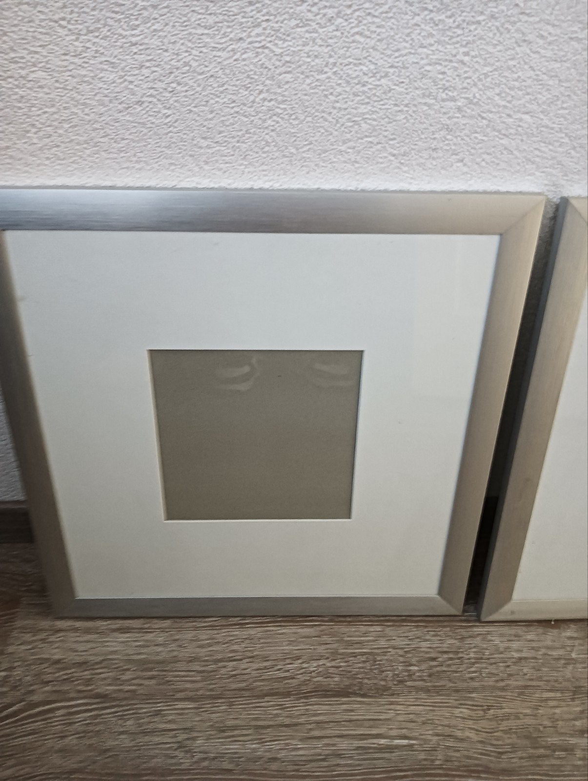 Set van 2 fotolijsten met passe-partout, Huis en Inrichting, Ophalen, Zo goed als nieuw, Met glas, Hout