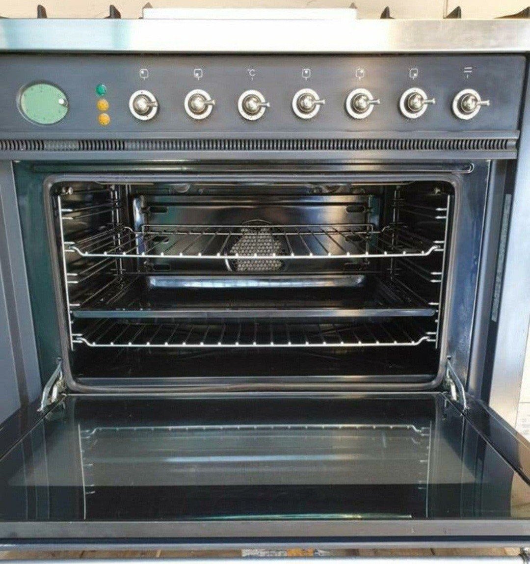 Boretti Fornuis met Gas Kookplaat en Oven, Gebruikt, 60 cm of meer, Grill, Gas