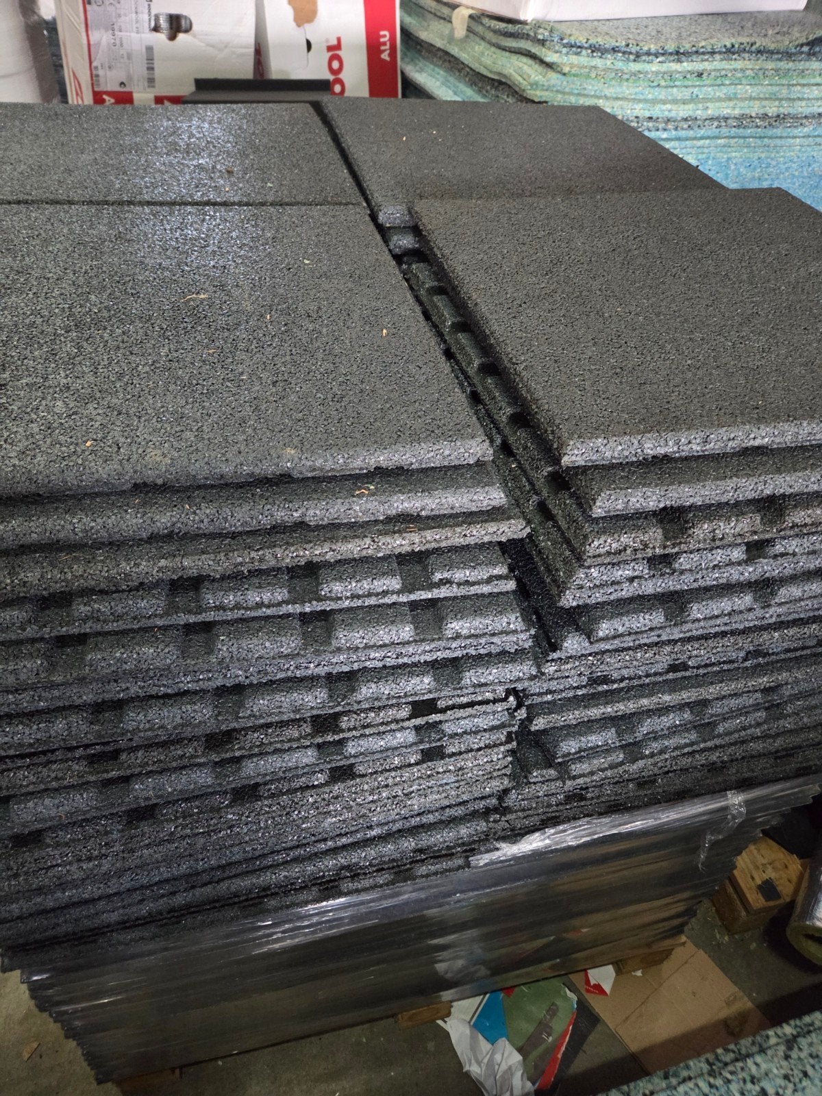 Granuflex rubber tegels grijs 50x50x2.5cm - Nieuw, Ophalen of Verzenden