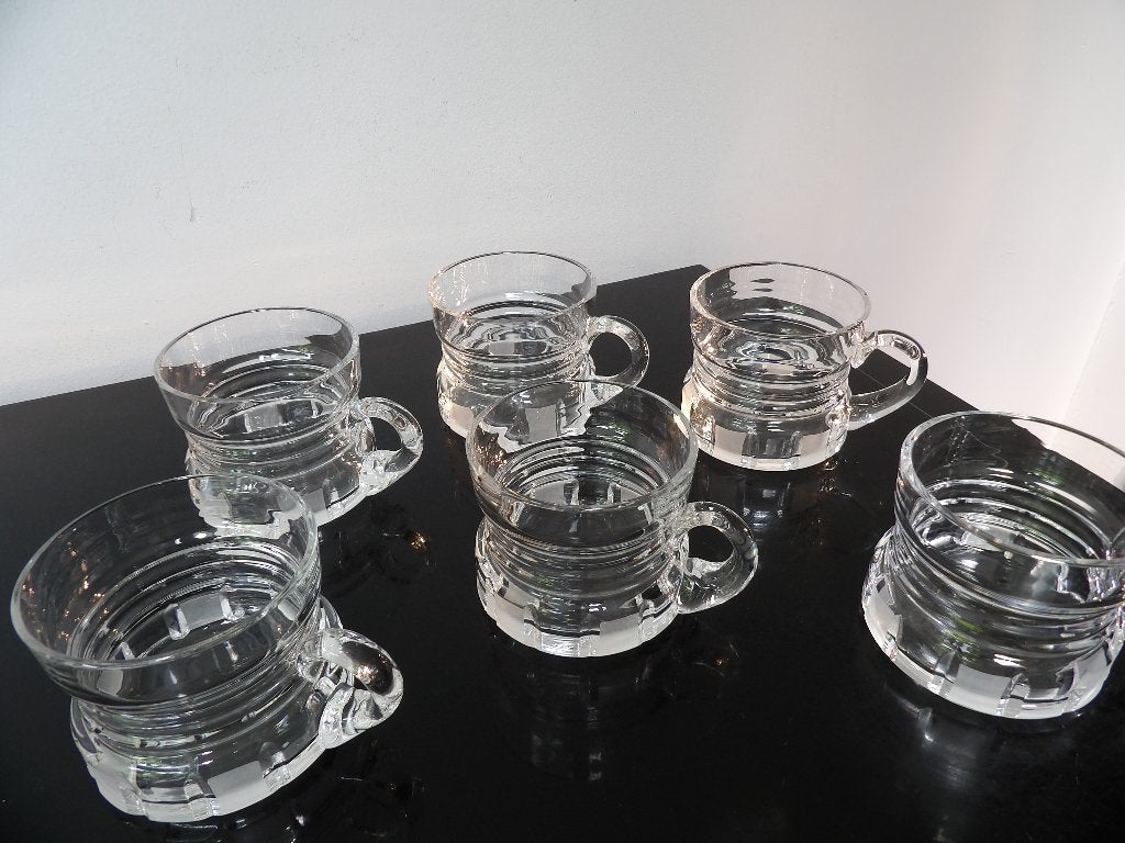 Art Deco Bowl/Drinkset Ilse Bleikristal 24% - 6 personen, Ophalen of Verzenden