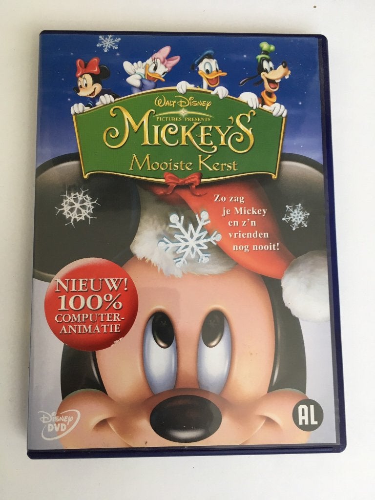 disney dvd MICKEY's mooiste kerst in ~~nieuw~~ staat, Tekenfilm, Verzenden, Nederlands, Zo goed als nieuw