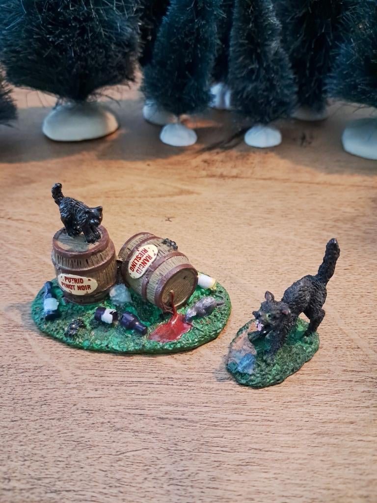 Lemax spooky town wine barrels, Diversen, Kerst, Ophalen