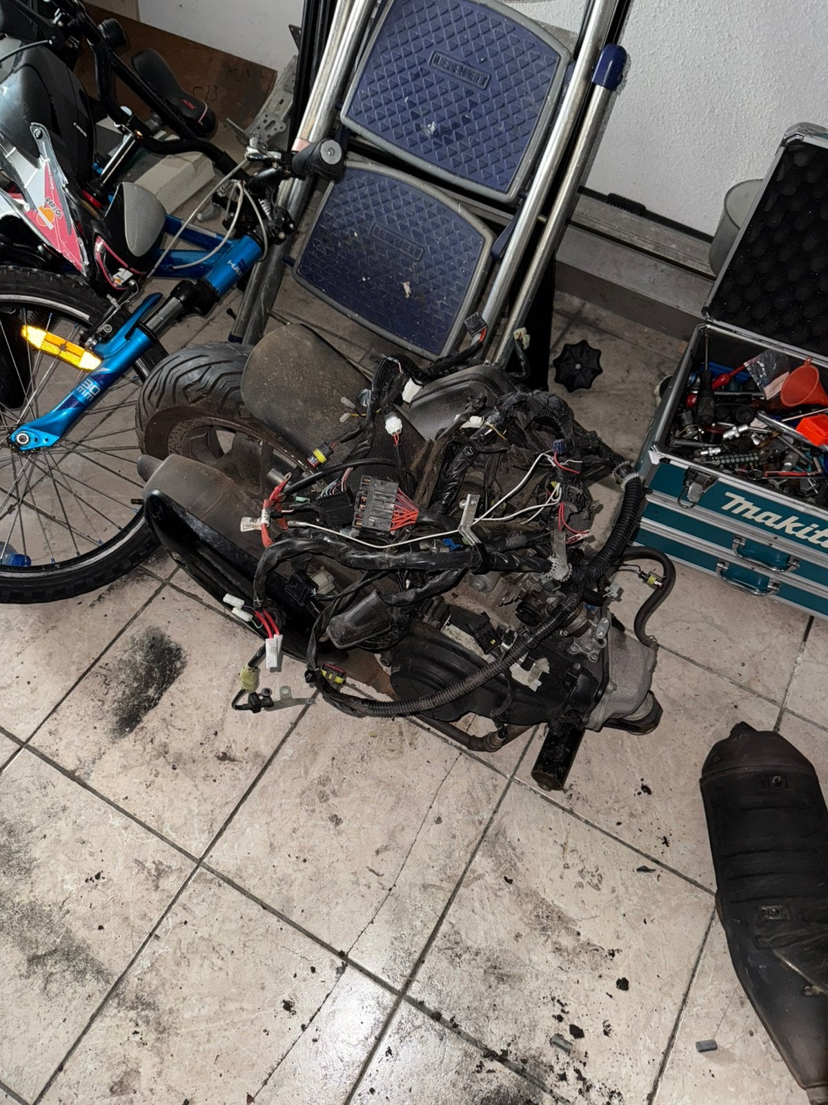 Vepsa spint blok iget 3 v 2v voorvork velgen zip blok, Ophalen of Verzenden, Gebruikt, Blok, Piaggio