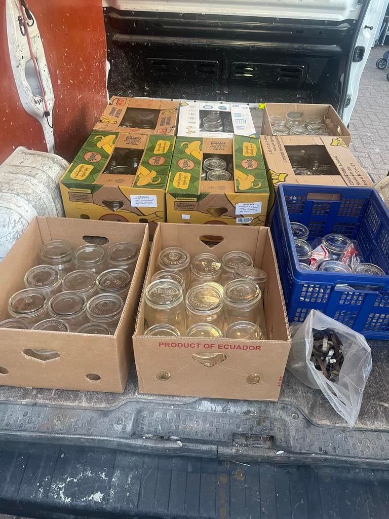 Wekpotten grote partij., Ophalen, Zo goed als nieuw, Glas