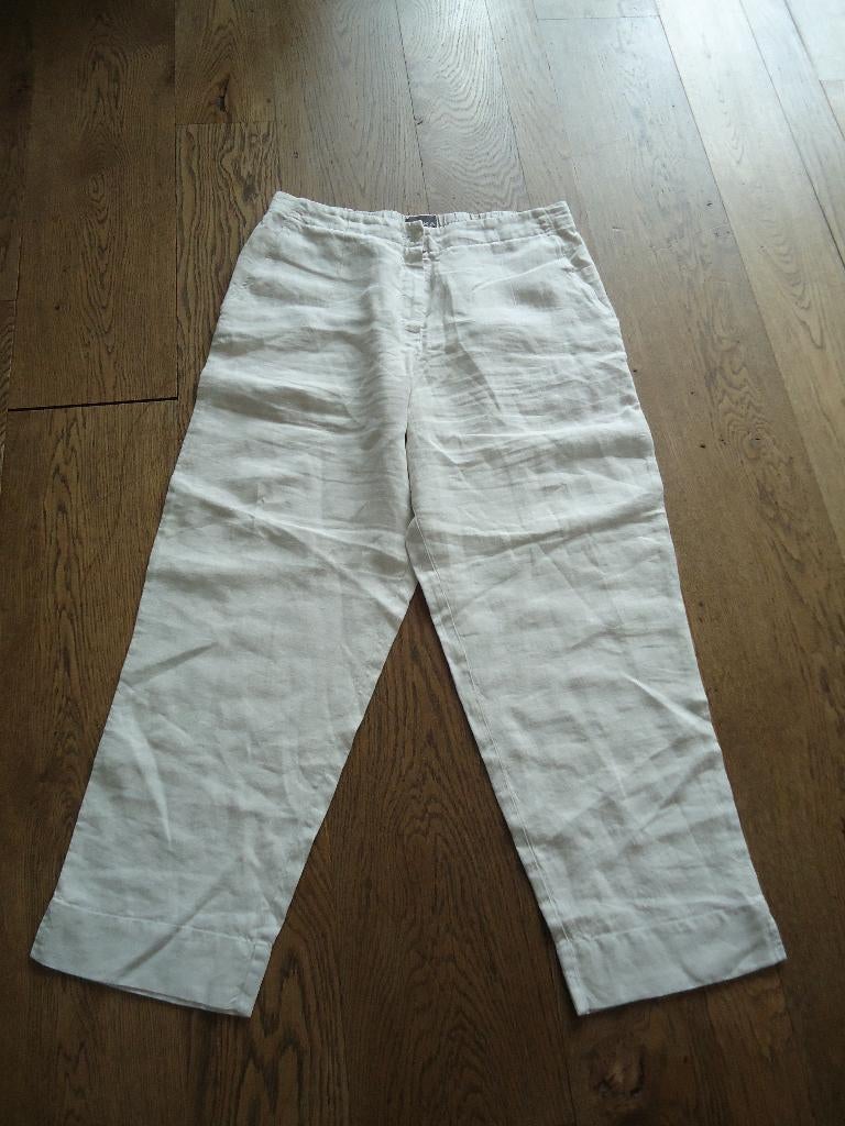 Beige linnen Oska broek maat 4 (XL), Kleding | Dames, Beige, Maat 46/48 (XL) of groter, Ophalen of Verzenden, Lang
