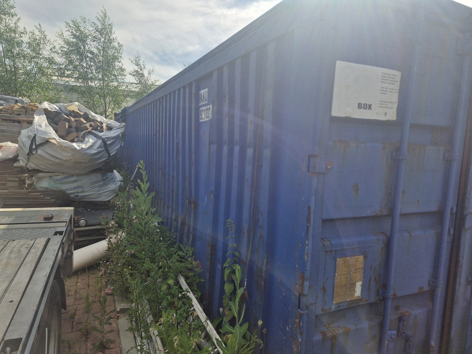 40ft Open Top Container - 12m lang, 2.50m breed, Ophalen