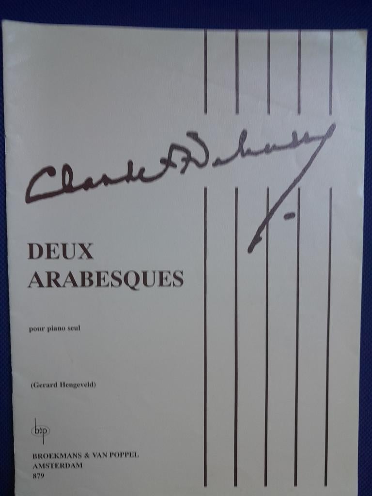 Claude Debussy, Deux Arabesques, Muziek en Instrumenten, Ophalen of Verzenden, Zo goed als nieuw, Artiest of Componist, Klassiek