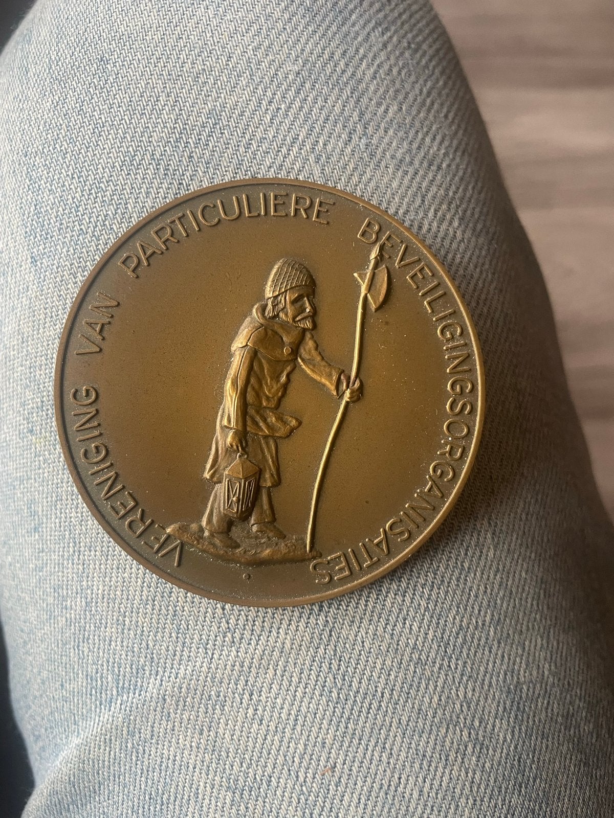 VPB Herdenkingsmedaille 1939-1989 - Particuliere Beveiliging, Ophalen of Verzenden, Brons, Nederland