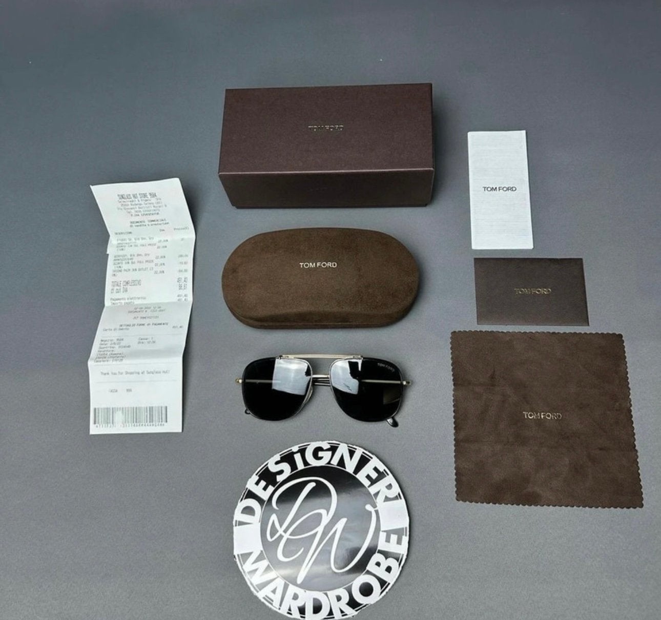 Tom Ford zonnebril te koop, Gebruikt, Zonnebril, Zwart, Ophalen