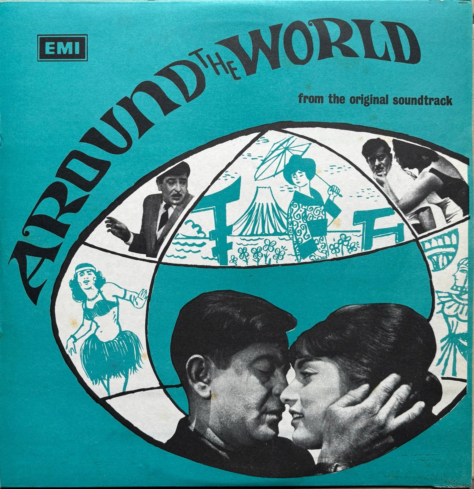 Around The World Soundtrack LP - Bollywood Vinyl, Verzenden, Gebruikt, 12 inch