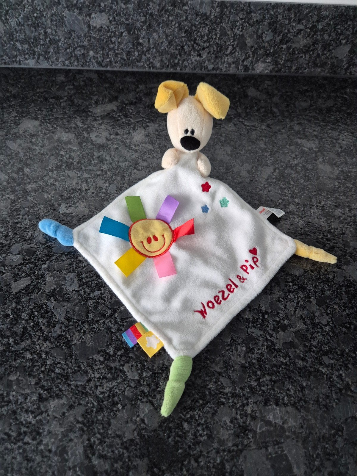 Woezel en Pip - Knuffeldoekje Pip met zonnetje, Ophalen of Verzenden, Zo goed als nieuw, Hond