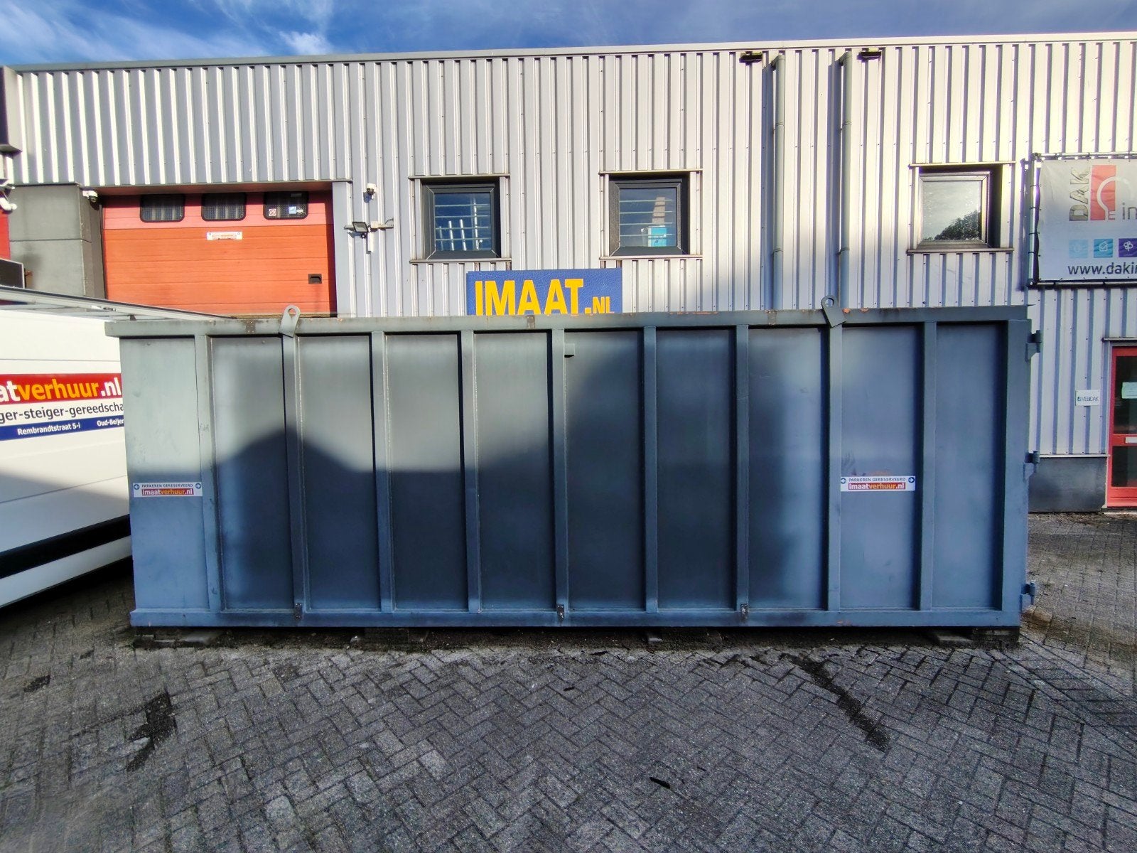Materiaal container zware kwaliteit 6 meter, € 890 ex btw, Ophalen