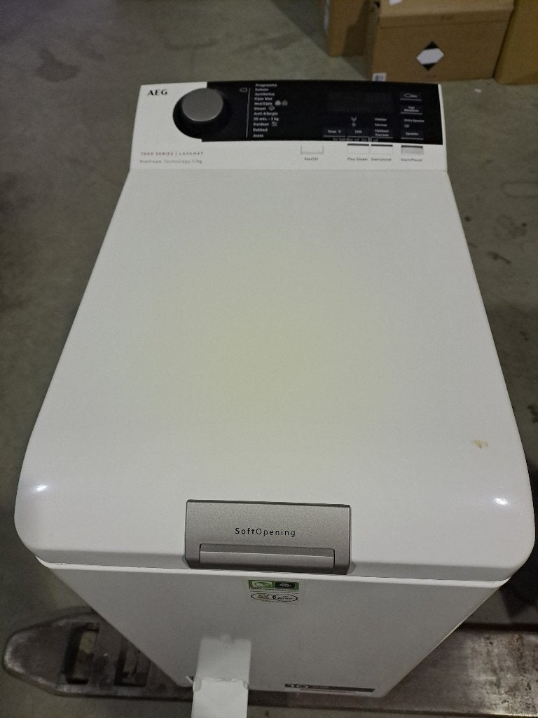 AEG wasmachine bovenlader, Witgoed en Apparatuur, Wasmachines, Ophalen, Gebruikt, Bovenlader, Wolwasprogramma