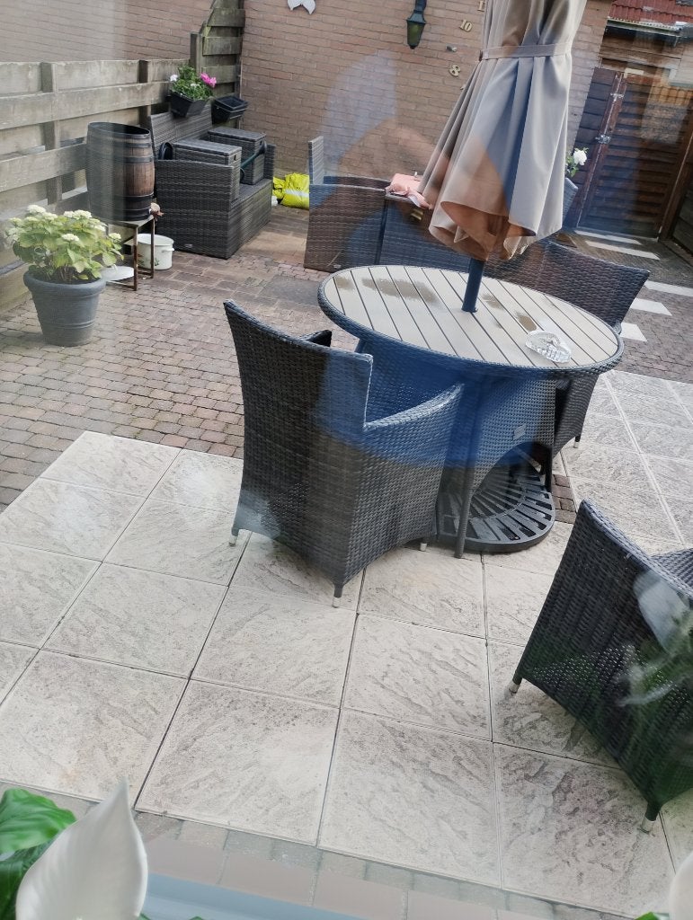 Tuinmeubel, Ophalen, 4 zitplaatsen, Gebruikt, Rotan