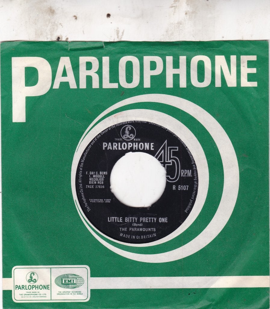 The Paramounts ( 1964 ), Cd's en Dvd's, Ophalen of Verzenden, Zo goed als nieuw, 7 inch, Pop