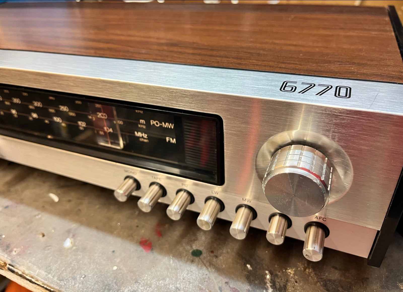 Aristona 6770 Vintage Radio Receiver - Goede Staat, Audio, Tv en Foto, Ophalen of Verzenden, Gebruikt, Radio