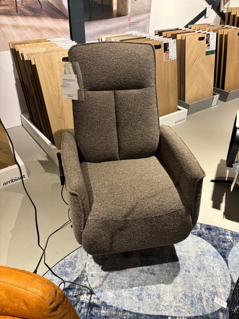 Relaxfauteuil Morgane, Ophalen, Minder dan 75 cm, Nieuw, Stof