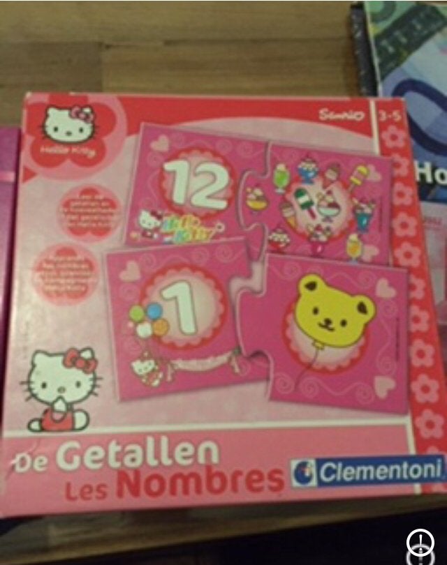 Getallen puzzel, Ophalen of Verzenden, 10 tot 50 stukjes, Zo goed als nieuw