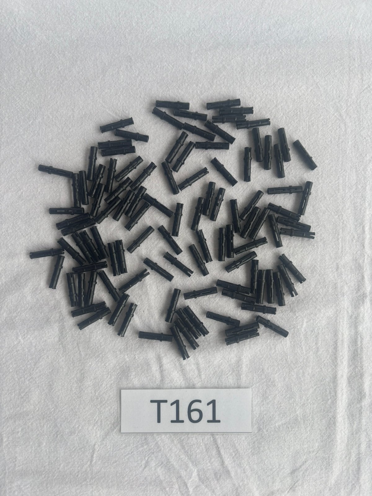 Lego Technic pin zwart 3L (frictie) 105st - T161, Lego, Lego, Lego, Ophalen of Verzenden