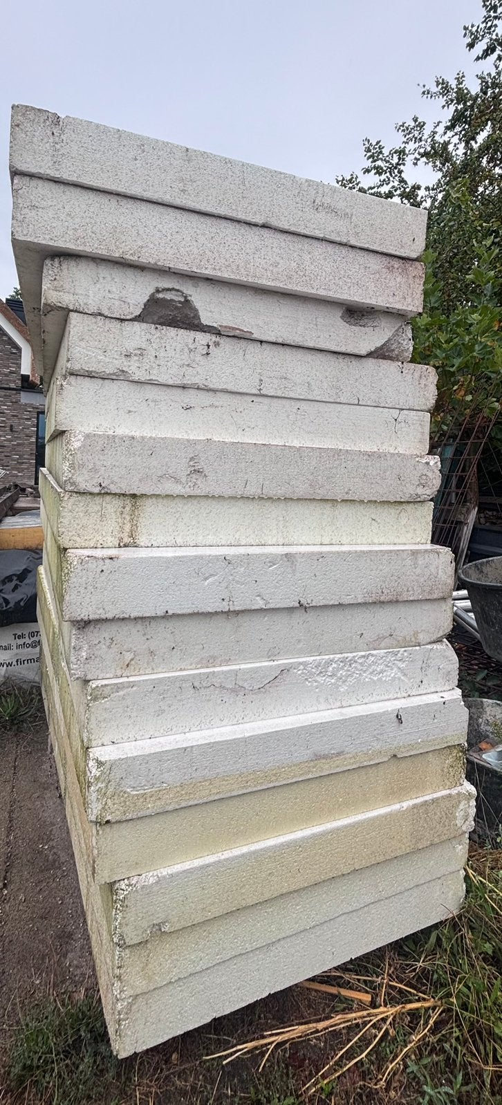 Partij tempex, Zo goed als nieuw, 15 m² of meer, Piepschuim (Tempex), Ophalen