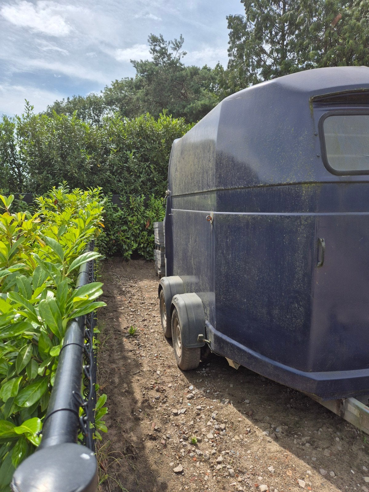 Paardetrailer, Dieren en Toebehoren, Ophalen of Verzenden, Gebruikt, Polyester, 2-paards trailer