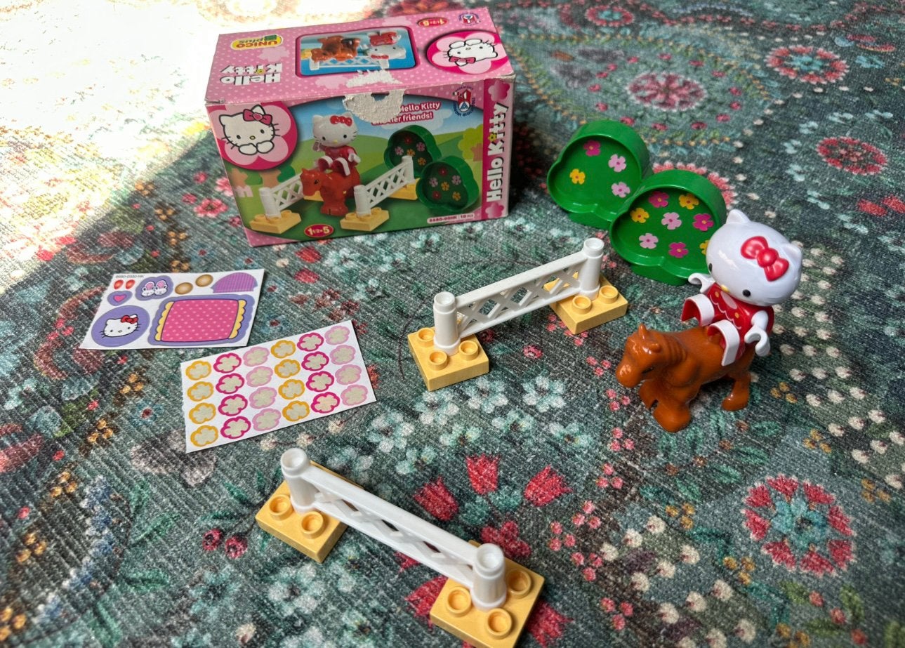 Hello Kitty Unico Plus Set (2012) – Doos & Stickers, Ophalen of Verzenden, Zo goed als nieuw