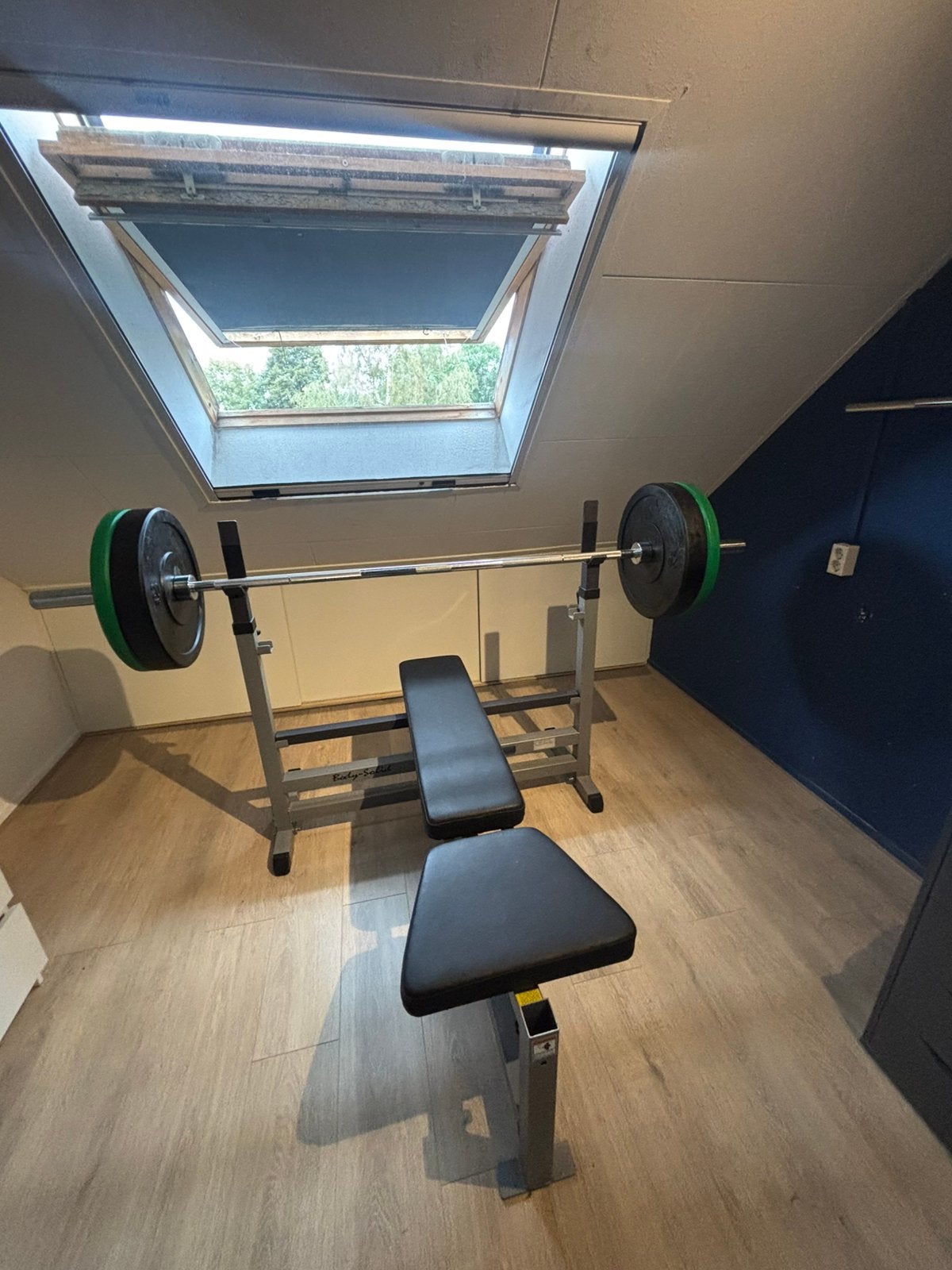 Home gym - halterbank - bench, Ophalen, Zo goed als nieuw, Fitnessbank