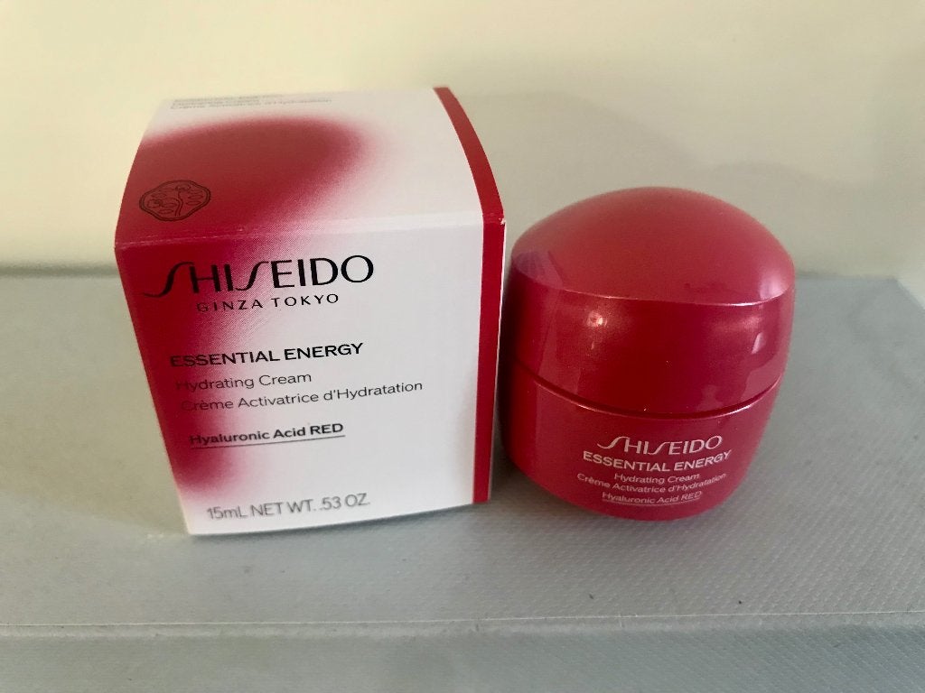 Shiseido Essential Energy Hydrating Cream 15ml, Ophalen of Verzenden, Nieuw, Gehele gezicht, Verzorging