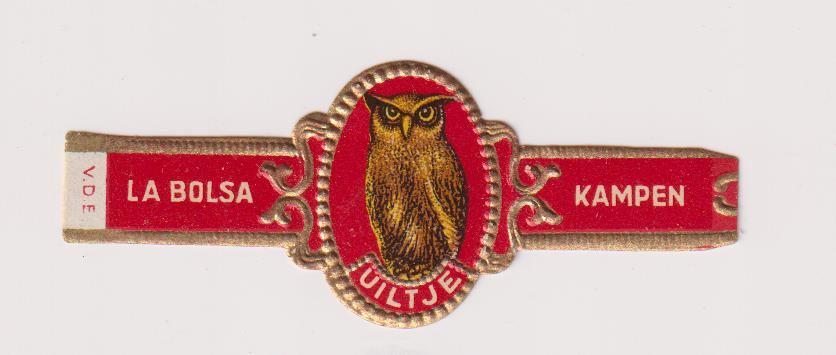 sigarenbanden - LA BOLSA, Ophalen of Verzenden, Zo goed als nieuw, Sigarenbandjes