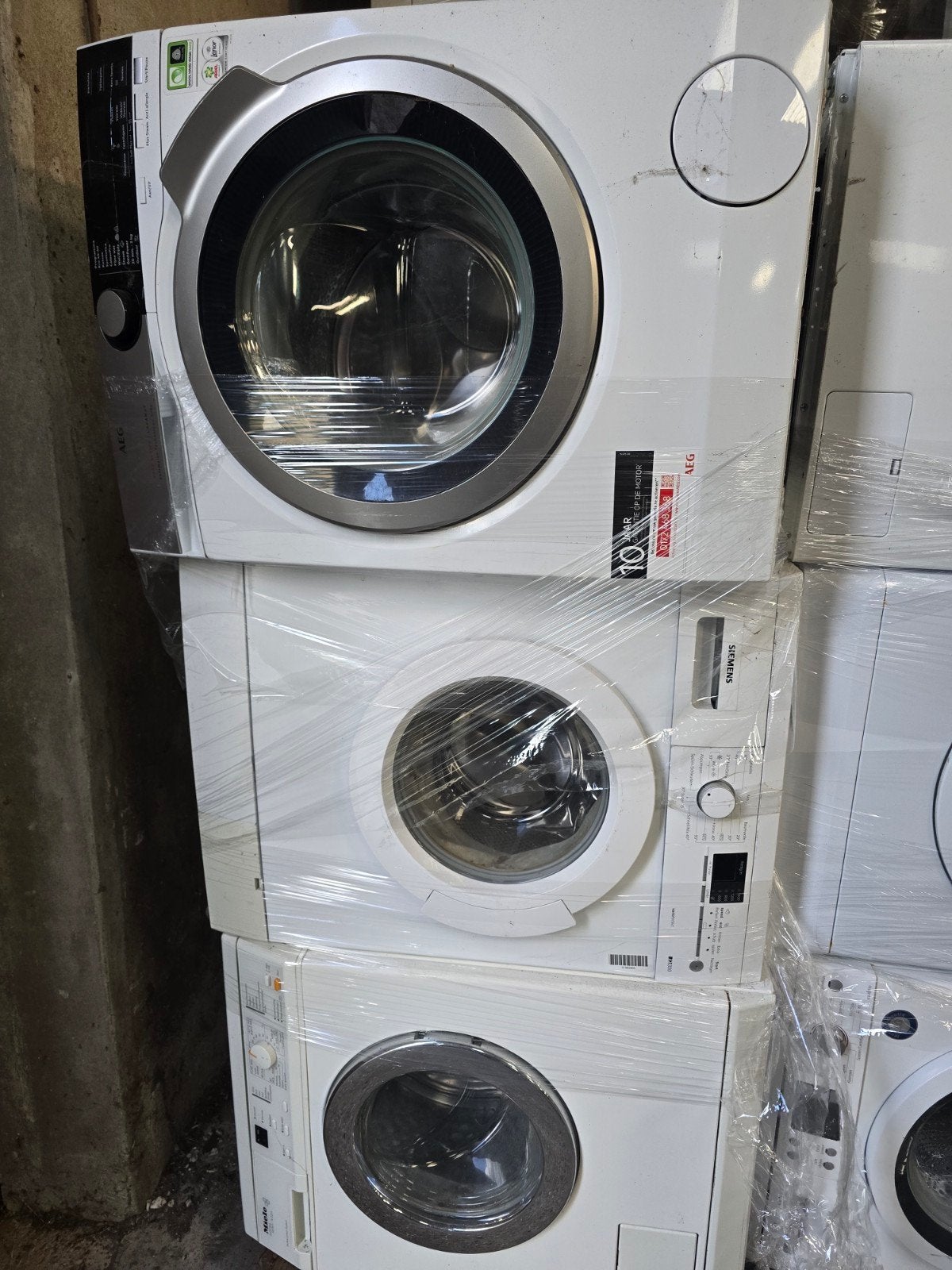 Partij wasmachine bosch/siemens/aeg/miele voor export, Minder dan 85 cm, Siemens, Nieuw, Ophalen of Verzenden