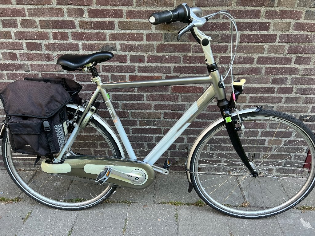 Fiets, Fietsen en Brommers, Fietsen | Dames | Damesfietsen, Ophalen, Gebruikt, Velgrem, Versnellingen