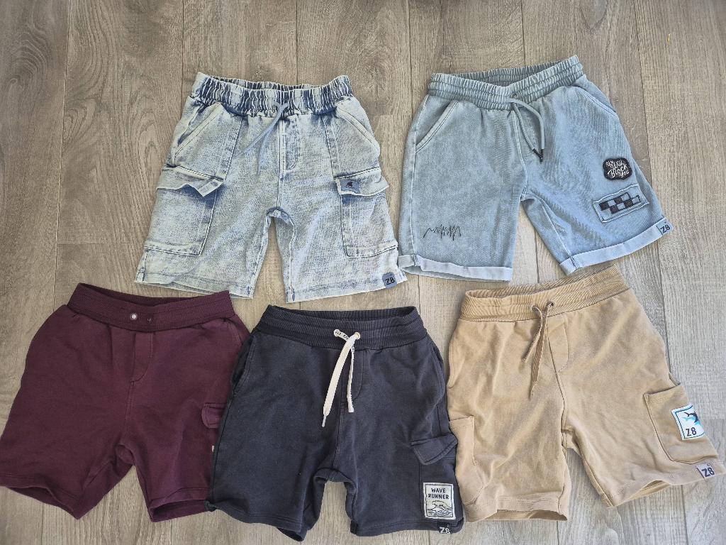 5 stoere korte broeken van Z8, maat 128, Broek, Verzenden, Z8, Zo goed als nieuw