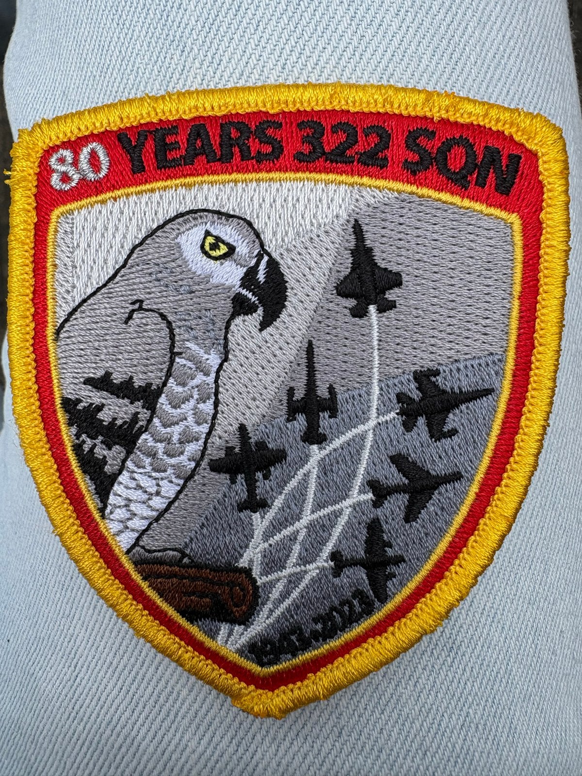 80 Jaar 322 Squadron Patch - te koop/te ruil, Ophalen of Verzenden, Nieuw