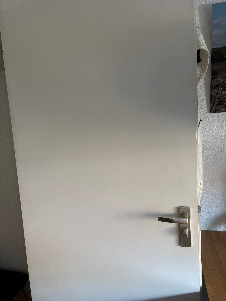 2 (GRATIS) opdek binnendeuren (RAL9001) - Geschilderd, Ophalen, Gebruikt, Minder dan 80 cm, Binnendeur