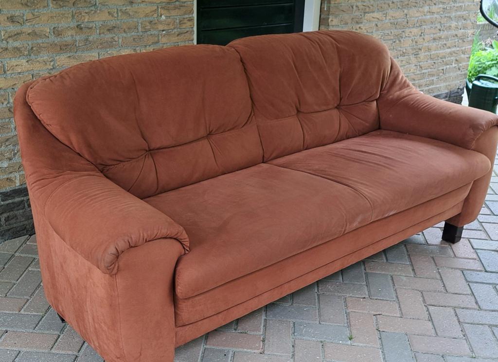 Comfortabele driezitsbank - Gebruikt, Ophalen, Gebruikt, Klassiek, Comfortabel, 150 tot 200 cm